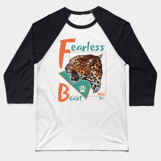 Fearless Beast Jaguar Baseball T-Shirt